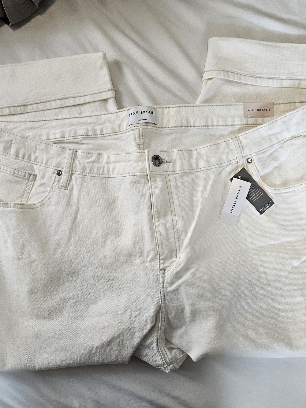 Lane Bryant Straight Crop Mid-Rise Jeans
